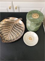 Ceasar dish & Rosenthal netter pottery. Living roo
