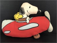 Vintage 1965 Snoopy & Woodstock plush