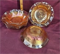 6- Iris and Herringbone bowls