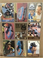9- Vintage Nascar Richard Petty Racing Cards