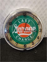Last Chance Garage Wall Clock