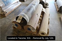 LOT, MISC ROLLS OF THERMAL FOIL ON THIS PALLET