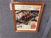 Framed Coca Cola Advertisement Picture