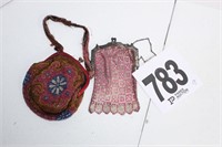 (2) Vintage Chain Evening Bags (U249)