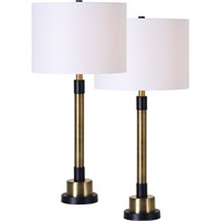 2 Lamps Gold Bases