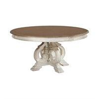 $962  Willadeene Antique White Round Dining Table