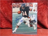 Autographed Walter Payton Signed photograph.