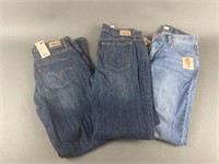 2 New Pair 10 Straight Levi Jeans & More