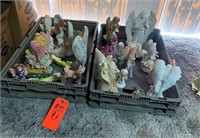 Lot assorted angel figurines