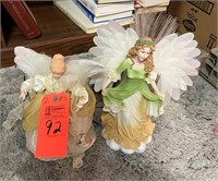Pair lighted angels