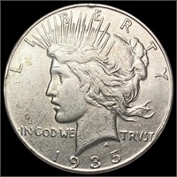 1935 Silver Peace Dollar CLOSELY UNCIRCULATED