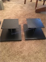 Two Stereo Speaker Stands for carpet or outdoor