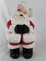 Ceramic Winking Santa Figure