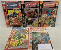5 Vintage DC Justice League of America Comics