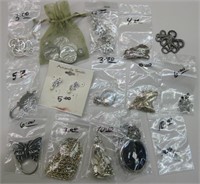 Lot Of Assorted Gold & Silver Toned Jewelry