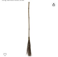 Retails for $18 new amscan Classic Witch Broom,