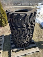 4-New Skidsteer Tires
