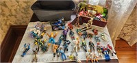 Large Lot of Toy Figures and assesories.