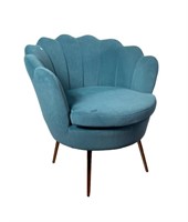 CONTEMPORARY SHELL BACK CHAIR