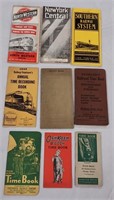 Six Railroad Employee Time Books