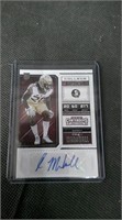 AUTOGRAPHED TREY MARSHALL CARD