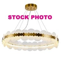 Xiyee led chandelier, 24" diameter, open box, all