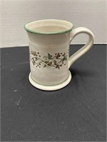 Handmade Cagle Rose Pottery Mug