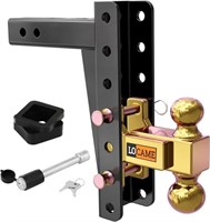 LOCAME Adjustable Hitch  2-In  8-In Drop