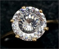 $1910 10K (2.29g) 2.42ct Moissanite Ring