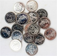 Coin 20 United States Morgan Silver Dollars Mixed