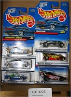 6 NOS HOT WHEELS TOY VEHICLES