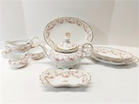 LIMOGE BRIDAL WREATH DINNERWARE