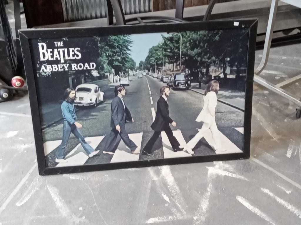 The Beatles Abby Road wood picture