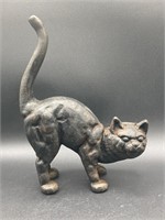 Vintage Cast Iron Cat Figure