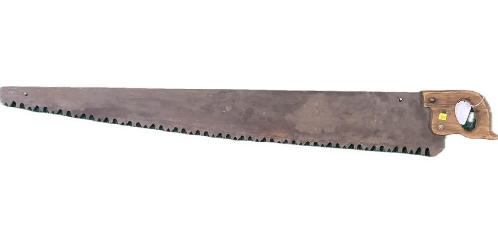 Large saw, blade length 48 1/2" L -LOCAL PICK UP