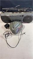 Cassette AM/FM Stereo & alarm clock radio