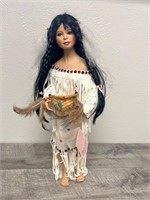 Paradise Galleries 18" Native Amerian doll