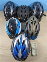 *Bicycle Helmets, 5 Bell and 1 Strata