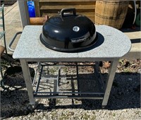 Marble Top Grill Table ( NO SHIPPING)