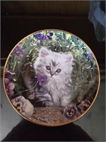 Franklin Mint "Purrfect Pose" Certified Plate