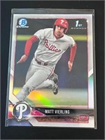 Matt Vierling 1st Bowman Chrome Rookie