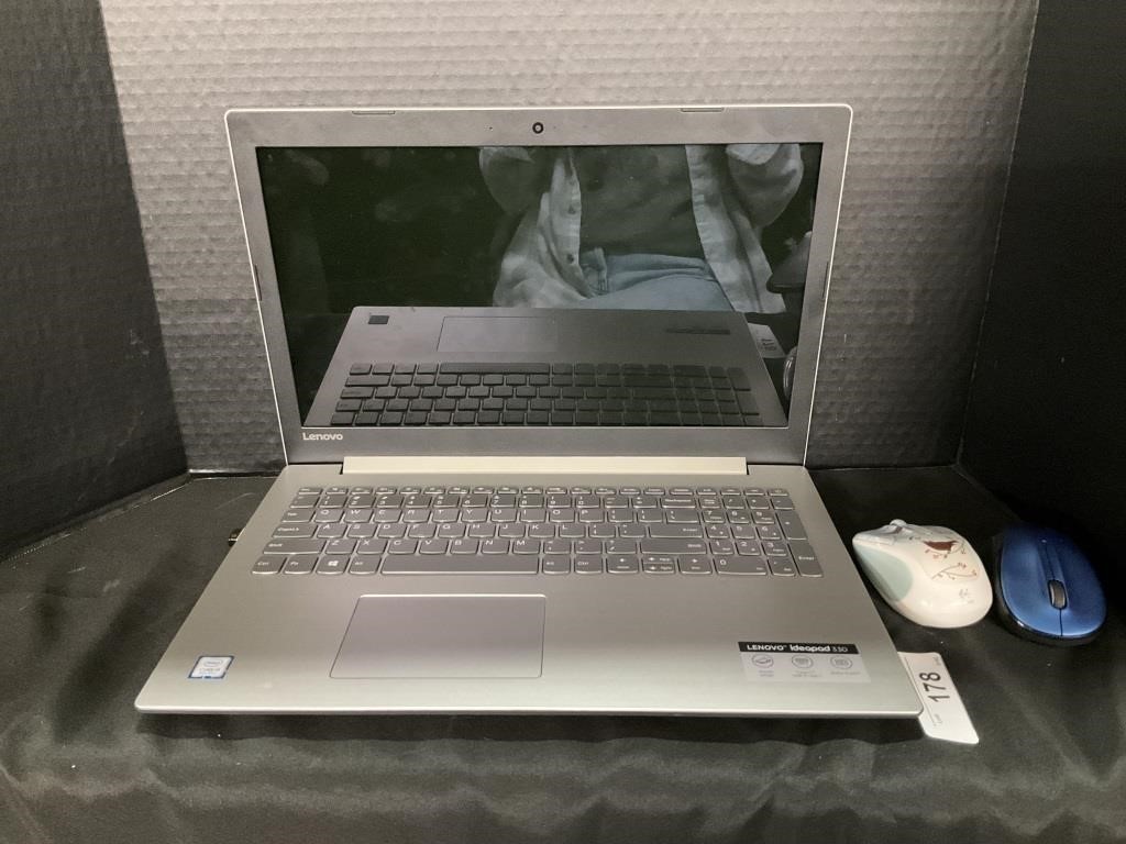 Lenovo Laptop Computer, Computer Mice.