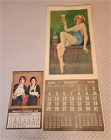 1930 Advertising Calendars Wrigleys Kingsbury Beer