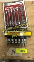 Wrench set, drive star bit set