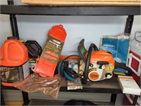 STIHL MS211C CHAINSAW WITH ACCESSORIES
