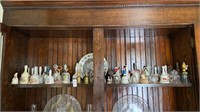 Shelf lot of decorative bells and souvenir Italy