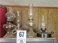 Four Oil Lamps