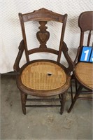 3X CANE CHAIRS