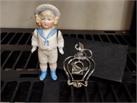 Friend ornament, porcelain doll