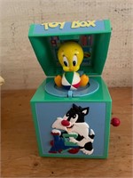 Vintage 1998 Looney Tunes Jack Box